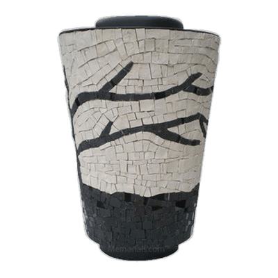 Tree Mosaic Cremation Urn