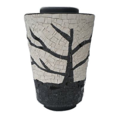 Tree Mosaic Cremation Urn