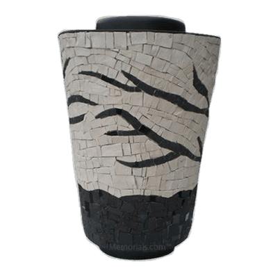 Tree Mosaic Cremation Urn