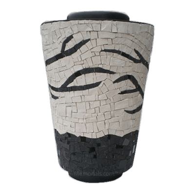 Tree Mosaic Cremation Urn