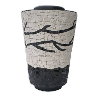 Tree Mosaic Cremation Urn