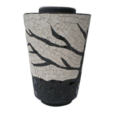 Tree Mosaic Cremation Urn