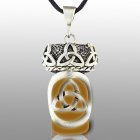 Triquetra Brown Pet Keepsake Necklace