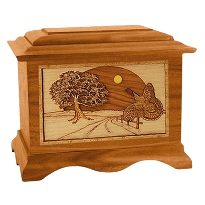 Turkey Mahogany Cremation Urn