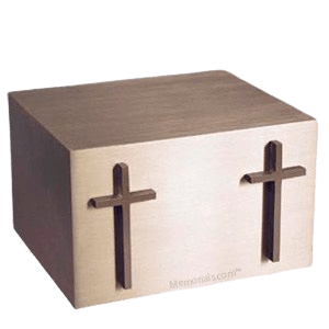 Twin Cross Cremation Companion Urn