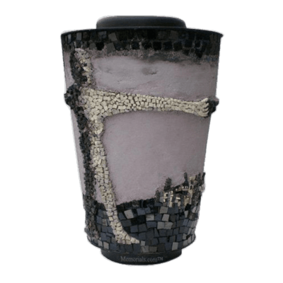 Embrace God Mosaic Cremation Urn