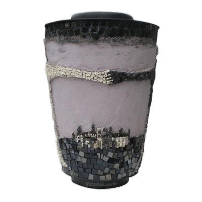 Embrace God Mosaic Cremation Urn