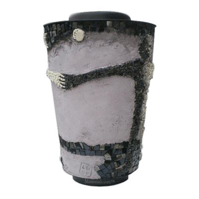 Embrace God Mosaic Cremation Urn