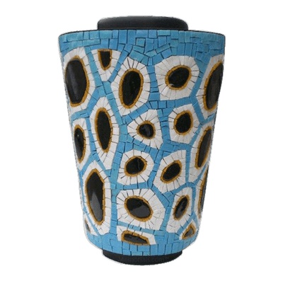 Water Mosaic Cremation Urn