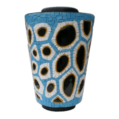 Water Mosaic Cremation Urn