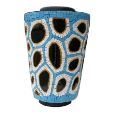 Water Mosaic Cremation Urn