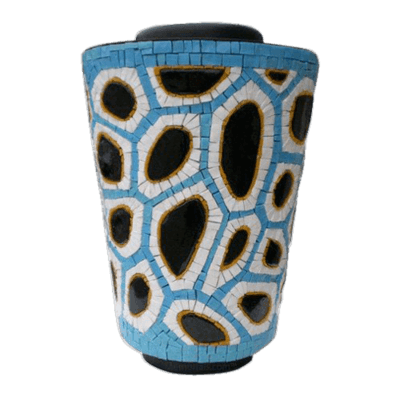 Water Mosaic Cremation Urn