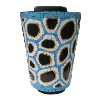 Water Mosaic Cremation Urn