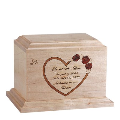 Personalized Heart Children Infant Cremation Urn