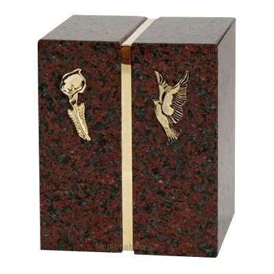 Eternitas African Red Granite Companion Urn