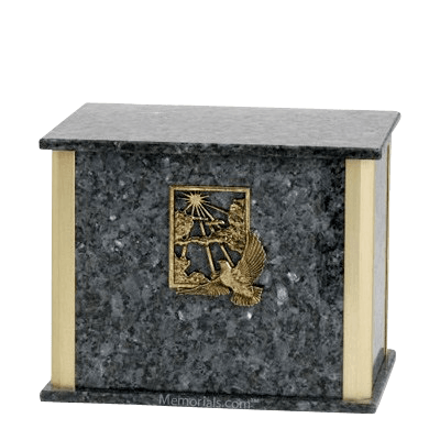 Solitude Blue Pearl Granite Companion Urn