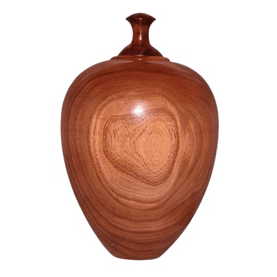 Elm Wood Cremation Urn