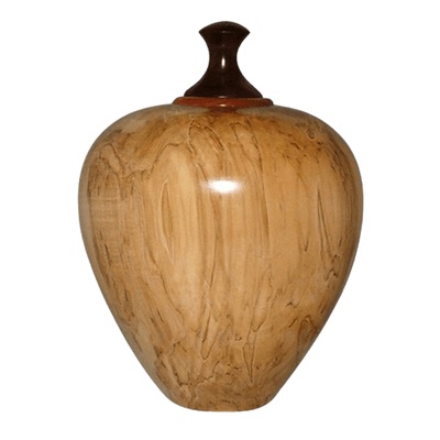 Pelican Wood Cremation Urn