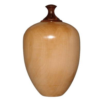 Pear Wood Cremation Urn