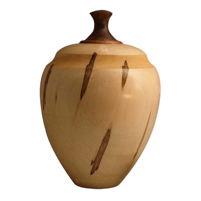Gratia Wood Cremation Urn