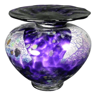 Milano Amethyst Glass Cremation Urn