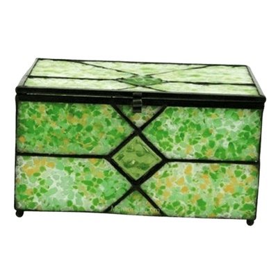 Verde Cathedral Glass Memory Chest