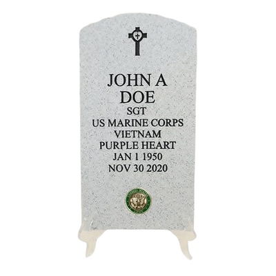 Veteran Stone Army Keepsake Urn