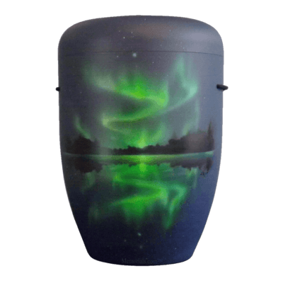 Northern Lights Biodegradable Urn