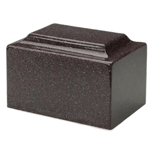 Vintage Red Granite Keepsake Cremation Urn