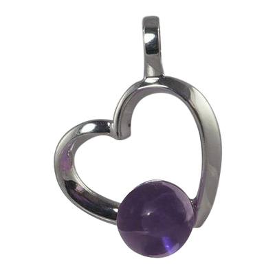 Violet Amore Cremation Ash Pendant