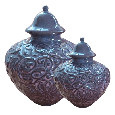 Violet Ceramic Cremation Urns