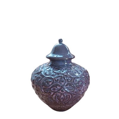 Violet Ceramic Small Cremation Urn