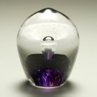 Violet Geyser Glass Cremation Keepsakes