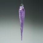 Violet Glass Cremation Icicle