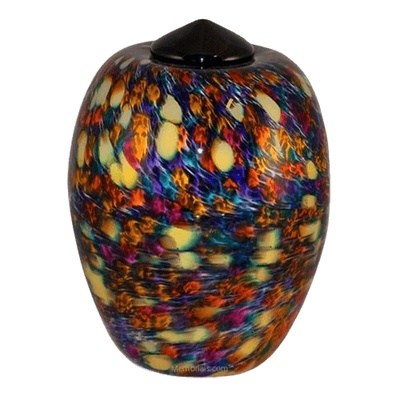 Vivid Glass Cremation Urn