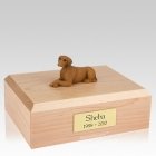 Vizsla Laying Dog Urns