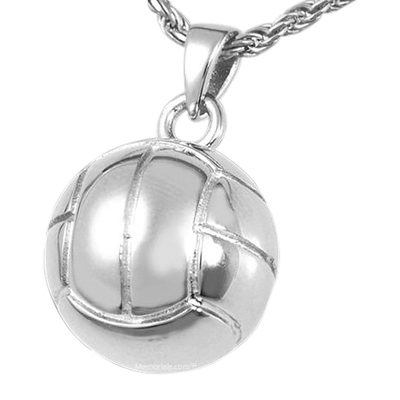Volleyball Cremation Pendant