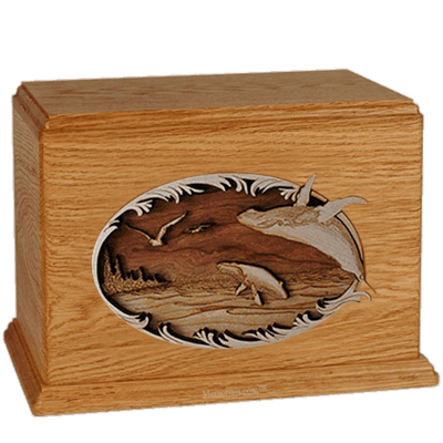 Whales Mahogany Companion Urn