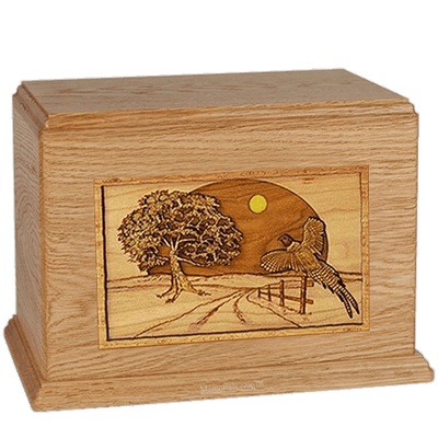 Winding Road Oak Companion Urn