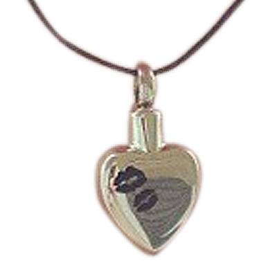 Last Kiss Heart Cremation Jewelry