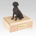 Weimaraner Bronze Large Dog Urn