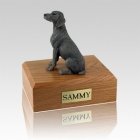 Weimaraner Gray Large Dog Urn