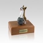 Welsh Corgi Playing Medium Dog Urn