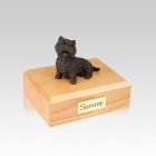 Westie Bronze Small Dog Urn
