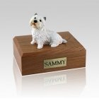 Westie Sitting Medium Dog Urn