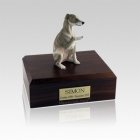 Whippet Gray Medium Dog Urn