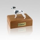 Whippet White & Spot Small Dog Urn