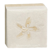 White Hemp Large Biodegradable Urn