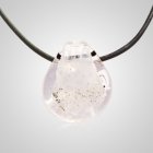 White Memory Glass Pendants