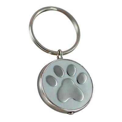 White Paw Keychain Keepsake